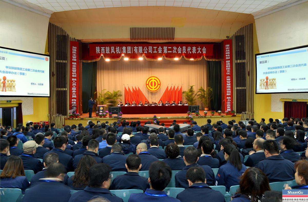 陕鼓集团工会第二次会员代表大会召开