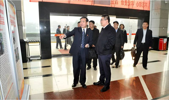 裕华钢铁有限公司董事长王树华一行莅临陕鼓参观交流